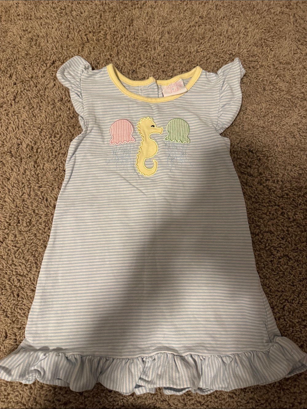 Stitchy Fish Dress - 2T